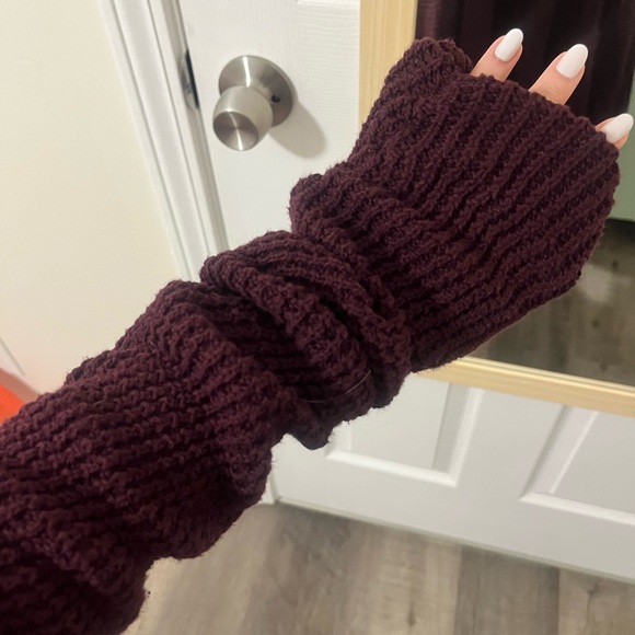 NWT Free People Tunic | Thermal High Low Tunic with Cold Shoulder and Raw Hem - Picture 2 of 9